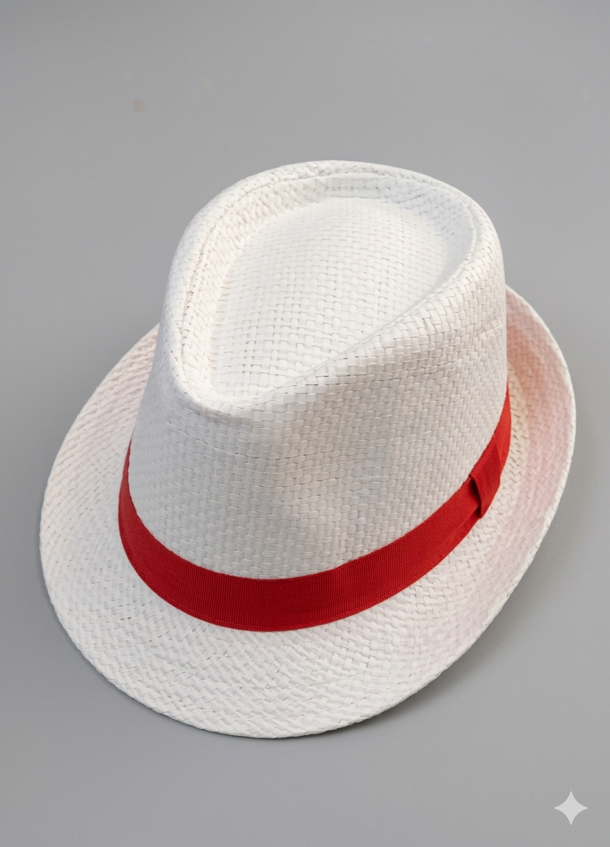 Chapéu Panamá aba curta